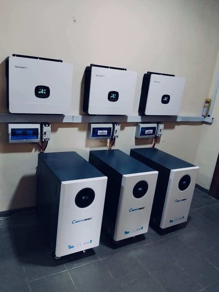 Completed Installation Of Inverter And Lithium Battery